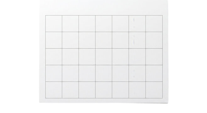 Blank grid paper with squares for planning or notes