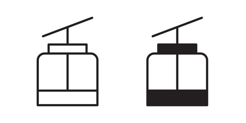 Chairlift icon © Krupal