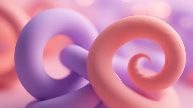A Visually Stunning Journey Through Soft Shapes and Ethereal Colors, Capturing the Beauty of Abstract Design and the Emotion of Light and Form