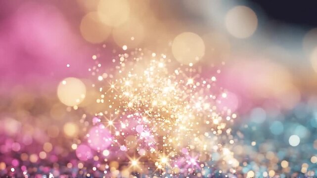 Captivating Sparkling Bokeh: A Mesmerizing Visual Journey Through Vibrant Colorful Lights and Glimmering Particles in a Dreamy Atmosphere