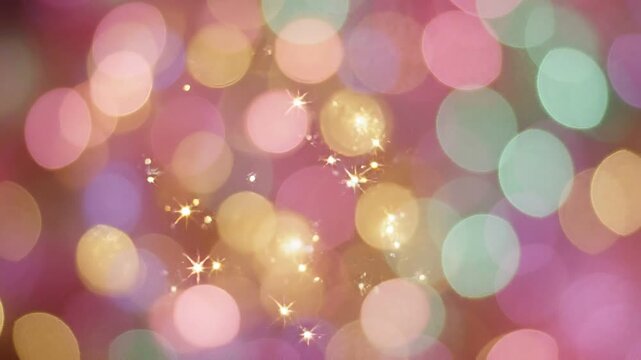 A Captivating Display of Colorful Bokeh Lights Creating a Dreamy Atmosphere, Perfect for Enhancing Visual Aesthetics in Any Artistic Presentation or Event.