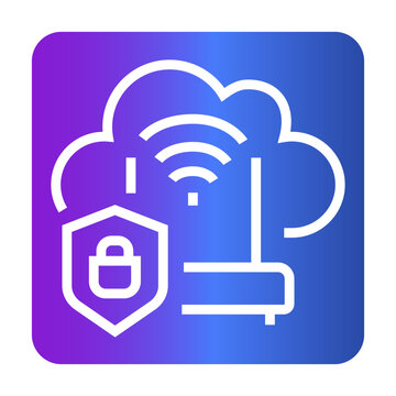 port forwarding setup color line icon. Vector isolated element.