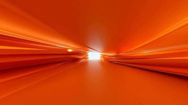 Abstract orange geometric design
