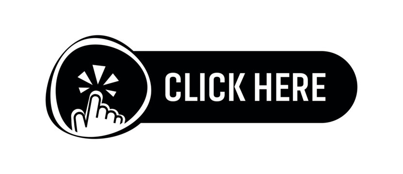 click here sign on white background