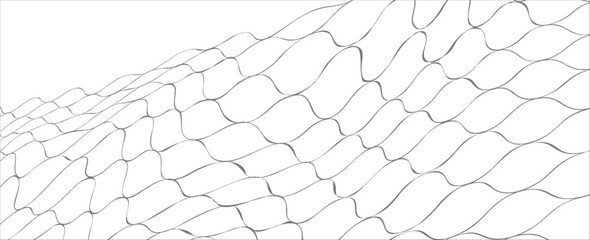 Mesh texture for fishing nets. Seamless pattern for sportswear or soccer goal, volleyball net, basketball hoop, hockey, athletics. Abstract net background for sports © Pak