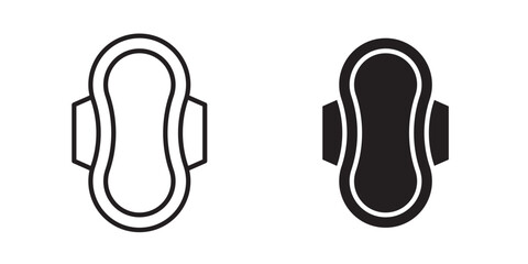 Hygienic pad icon © Krupal