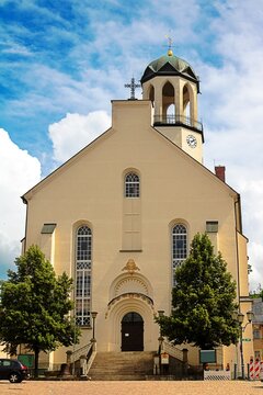 auerbach, deutschland - sankt-laurentius-kirche