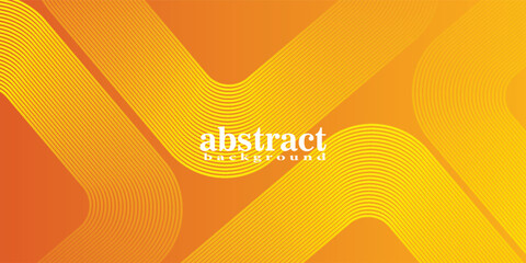 Orange abstract background. Minimal pattern. Vibrant gradient geometric lines. Modern design. Suit for banner, cover, business, flyer, poster, website, brochure, corporate © Alice