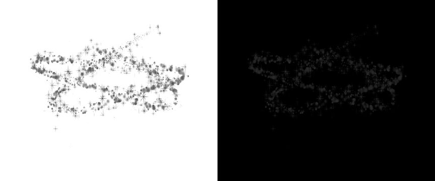 Abstract water splash crown on white and black background, liquid droplets in motion, refreshing water spray texture for product advertising