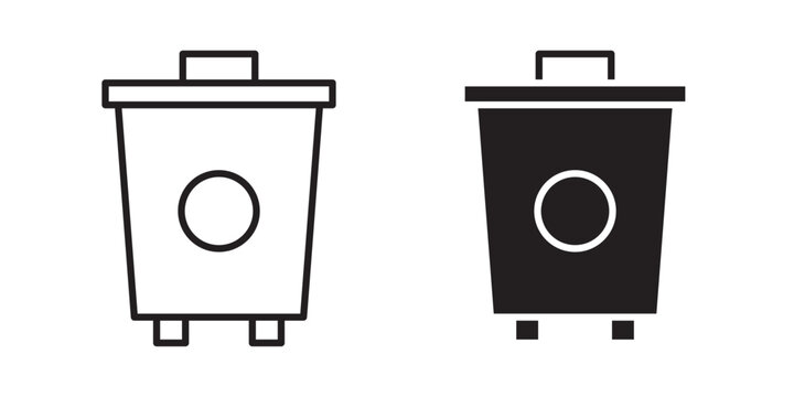 Trash compactor icon