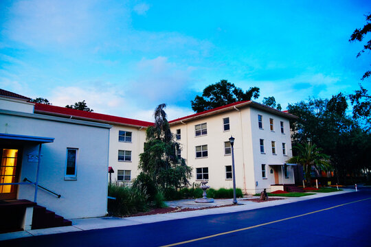 St. Leo, Florida, USA - 10 04 2025: Saint Leo University, A Top Catholic University in Florida.	