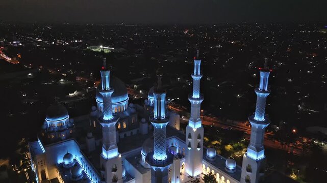 Sheikh Zayed Mosque in Solo Central Java
