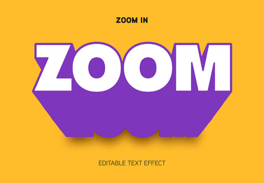 Zoom In Text Effect