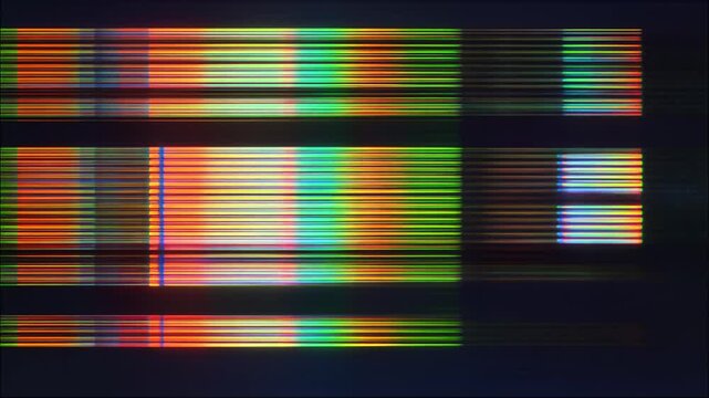 Retro VHS Glitch Effect with Digital Signal Noise Creating Abstract Distortion Overlay for Analog Error and Cyberpunk Aesthetic