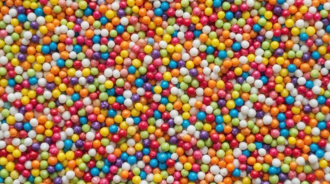 Colorful sugar sprinkles background