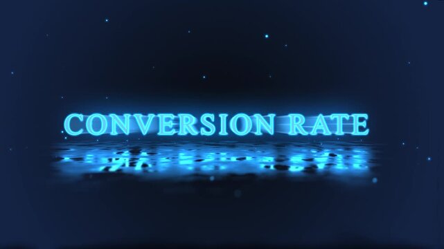 Conversion rate word on marketing