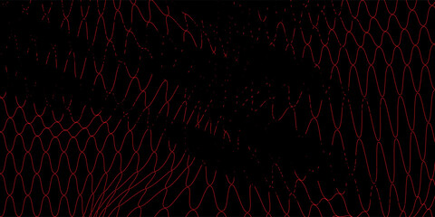 Abstract red net on black background © Aisyah