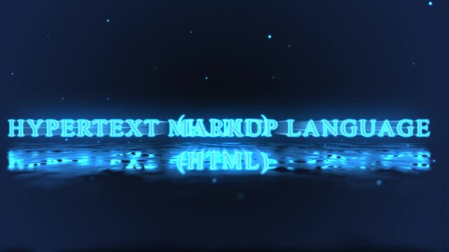 Hypertext markup language (HTML) word on marketing