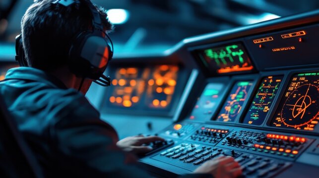 Realistic visualization of air traffic data offering insightful perspective on aviation management and operations