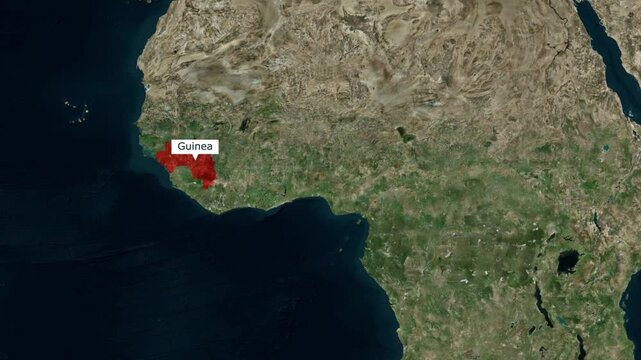 Guinea Map 