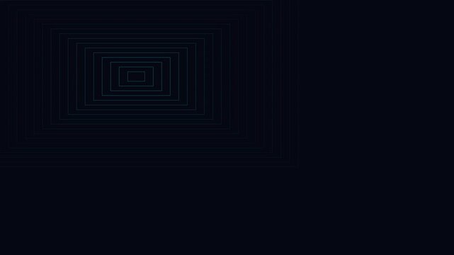 Minimalist abstract animation 4k background, with pulsing neon, rectangles and geometric, tunnel motion