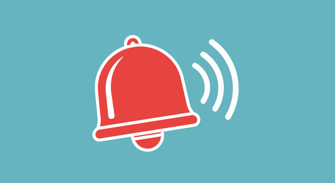 Notification Bell Icon Alert Symbol.