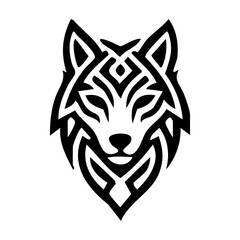 Wolf silhouette vector © Menhikki