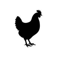 rooster silhouette vector © Menhikki