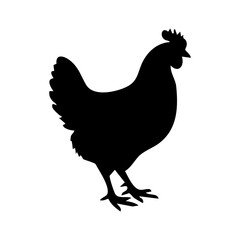 rooster silhouette vector © Menhikki