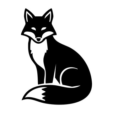 Fox silhouette vector