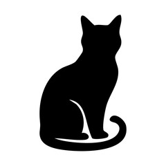 cat vector silhouette © Menhikki