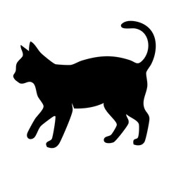 cat vector silhouette © Menhikki