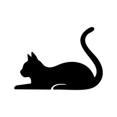 cat vector silhouette © Menhikki