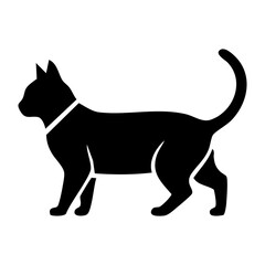 cat vector silhouette © Menhikki