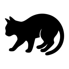 cat vector silhouette © Menhikki