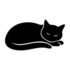 cat vector silhouette © Menhikki