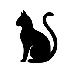 cat vector silhouette © Menhikki