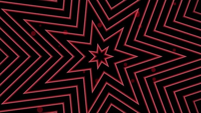 Abstract geometric star pattern with layered lines and soft shadows clean bright background design animation