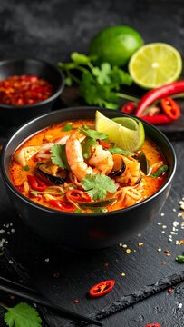 Tom Yum Soup Bowl.