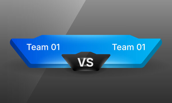 Professional Sports Matchup Lower Third Template