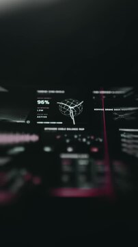 Wind farm control center interface designed for managing renewable energy assets