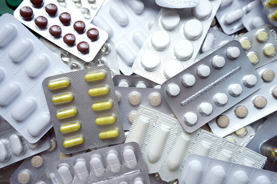 packs of pills and suppositories