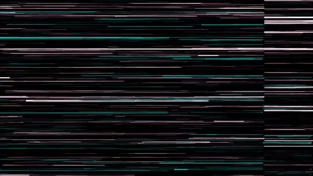 Cyberpunk RGB split digital glitch overlay chromatic aberration bad signal loop 4k.
