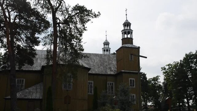 Wooden church St. Anne in Lyse, Poland