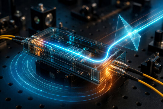 Photonic AI accelerator light routing