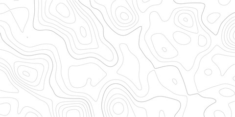 Minimalist topographic contour lines elevation map pattern with topographic abstract geography elevation background cartography navigation geometry © Samim islam