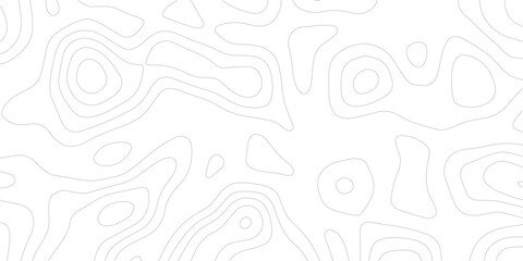 Black and white topographic map style contour lines with topographic abstract geography cartography elevation background navigation geometry minimalist © Samim islam