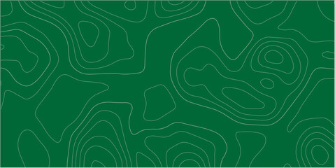 Abstract topographic map contour lines pattern in forest green with topographic abstract geography elevation cartography background navigation topography © Samim islam