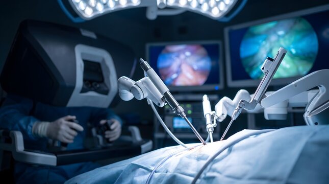 Robot-Assisted Surgery in Operating Room