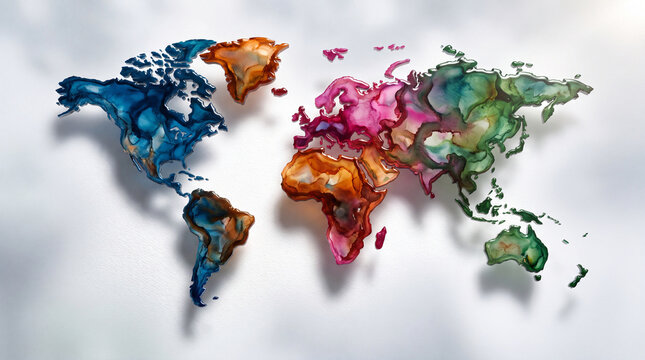 Abstract World map